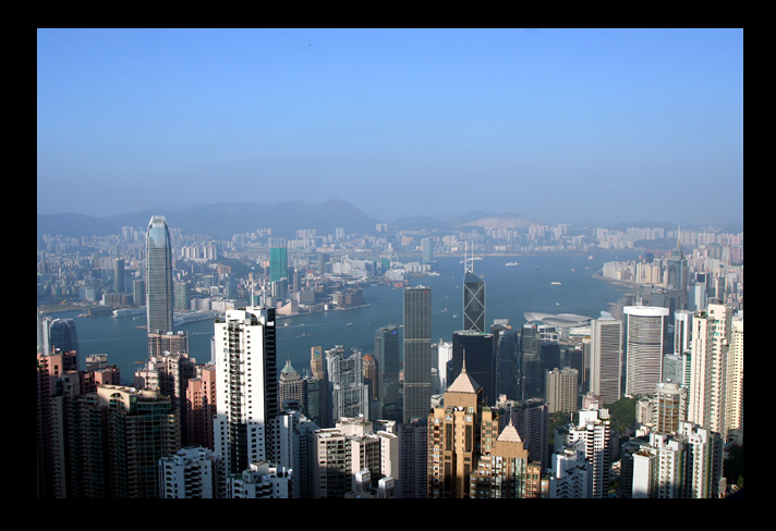 Hong Kong panorama taken from Victoria Peak