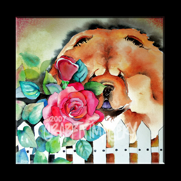 THE ROSE..limited production print by Sandra Miller