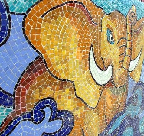 Hanoi- Worlds longest ceramic mural